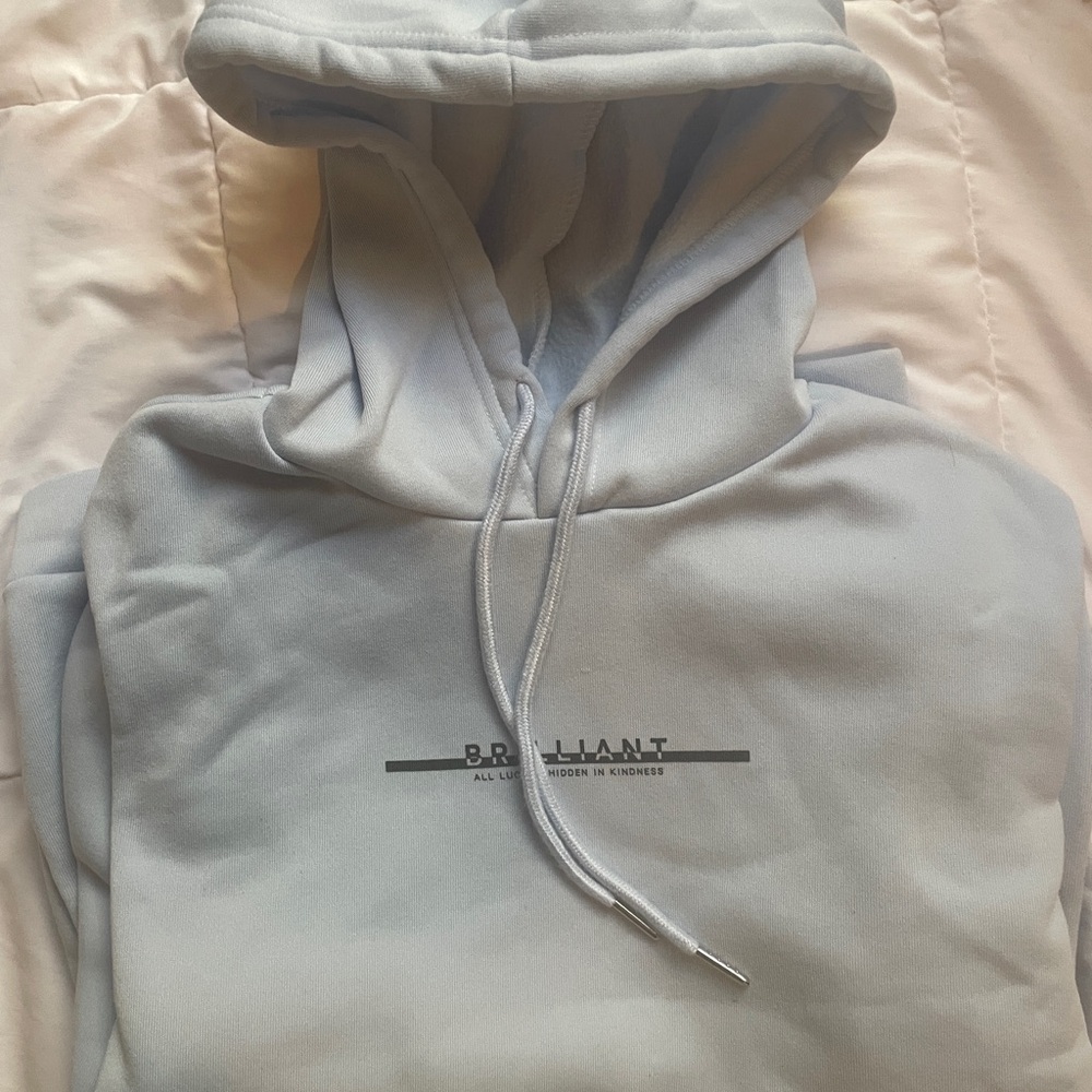 SHEIN Baby Blue Hoodie